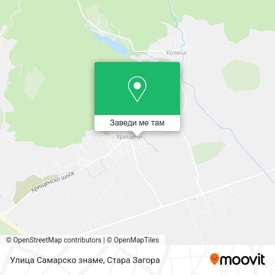 Улица Самарско знаме карта