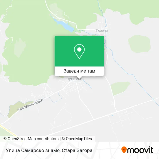 Улица Самарско знаме карта