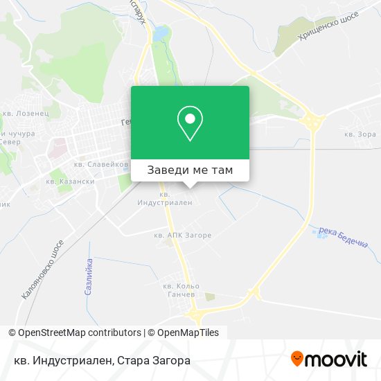 кв. Индустриален карта