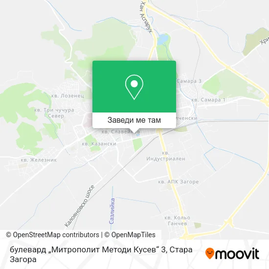 булевард „Митрополит Методи Кусев“ 3 карта