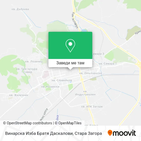 Винарска Изба Братя Даскалови карта