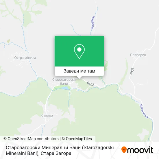 Старозагорски Минерални Бани (Starozagorski Mineralni Bani) карта