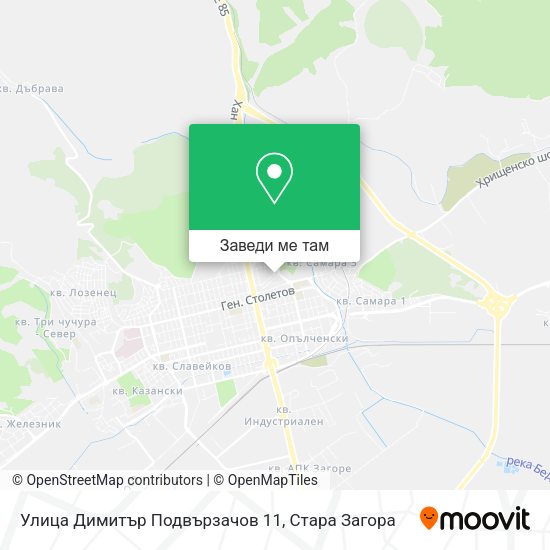 Улица Димитър Подвързачов 11 карта
