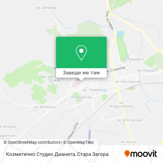 Козметично Студио Дианита карта