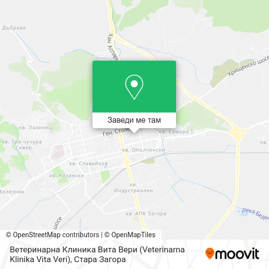 Ветеринарна Клиника Вита Вери (Veterinarna Klinika Vita Veri) карта