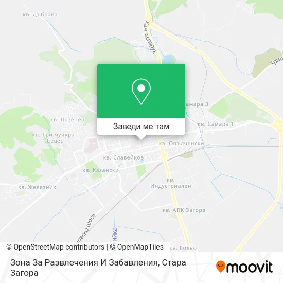Зона За Развлечения И Забавления карта