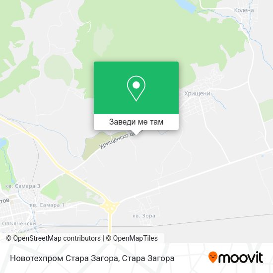 Новотехпром Стара Загора карта