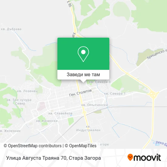 Улица Августа Траяна 70 карта