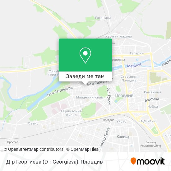 Д-р Георгиева (D-r Georgieva) карта