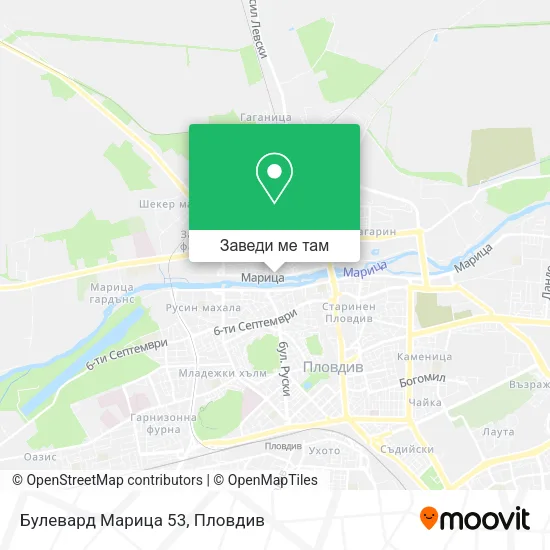 Булевард Марица 53 карта