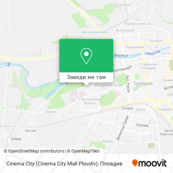 Cinema City (Cinema City Mall Plovdiv) карта