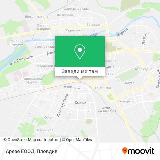 Арезе ЕООД карта