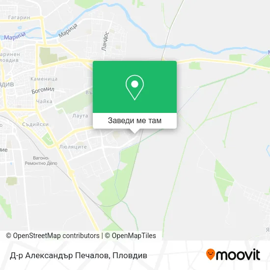 Д-р Александър Печалов карта
