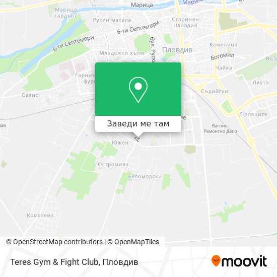Teres Gym & Fight Club карта