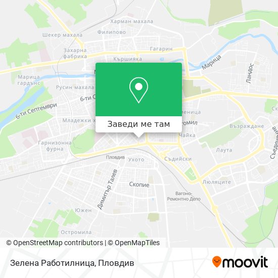 Зелена Работилница карта