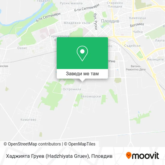 Хаджията Груев (Hadzhiyata Gruev) карта