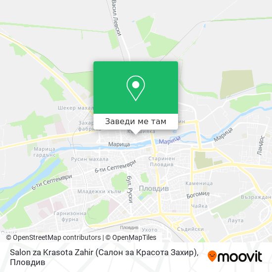 Salon za Krasota Zahir (Салон за Красота Захир) карта