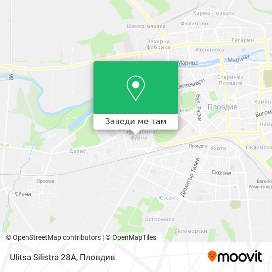 Ulitsa Silistra 28А карта