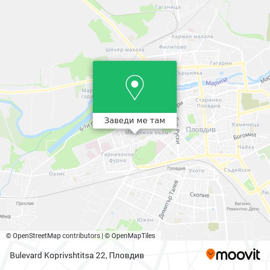 Bulevard Koprivshtitsa 22 карта