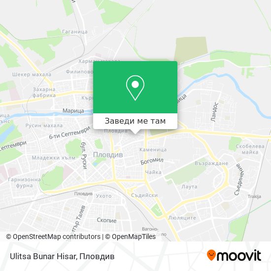 Ulitsa Bunar Hisar карта