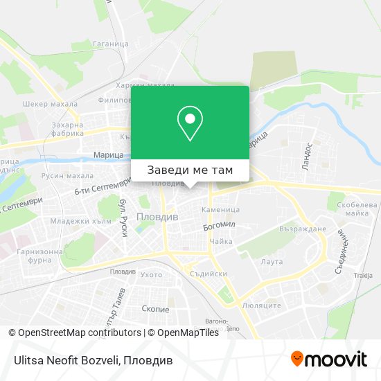Ulitsa Neofit Bozveli карта