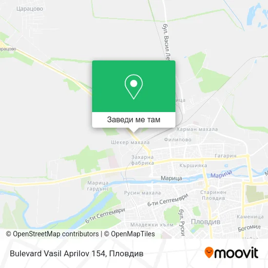Bulevard Vasil Aprilov 154 карта