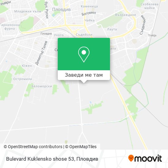 Bulevard Kuklensko shose 53 карта