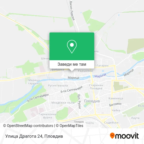 Улица Драгота 24 карта