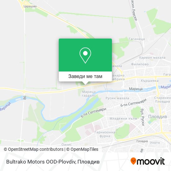 Bultrako Motors OOD-Plovdiv карта