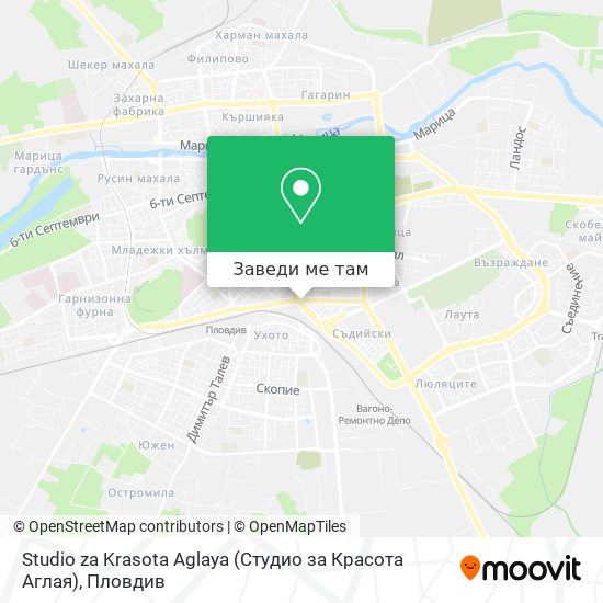 Studio za Krasota Aglaya (Студио за Красота Аглая) карта