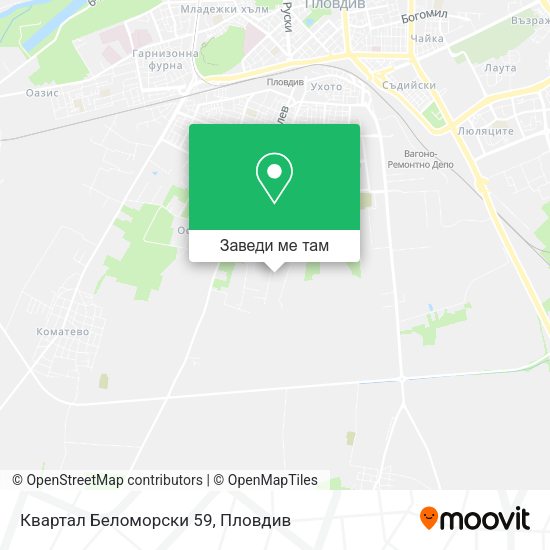 Квартал Беломорски 59 карта