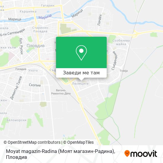 Moyat magazin-Radina (Моят магазин-Радина) карта