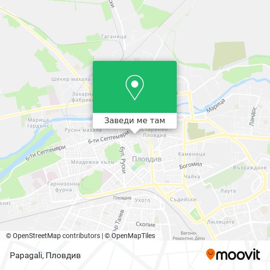 Papagali карта