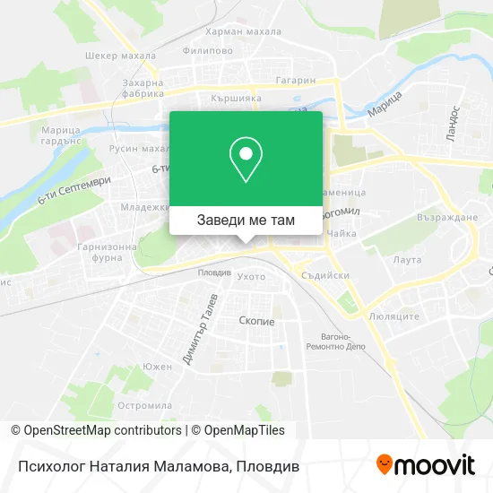 Психолог Наталия Маламова карта