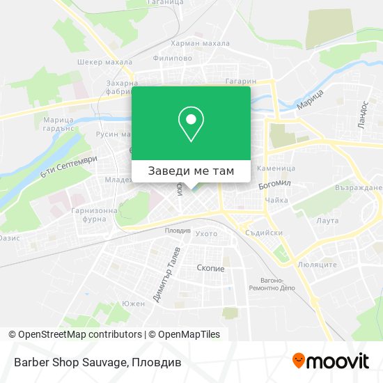 Barber Shop Sauvage карта