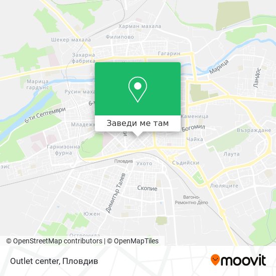 Outlet center карта