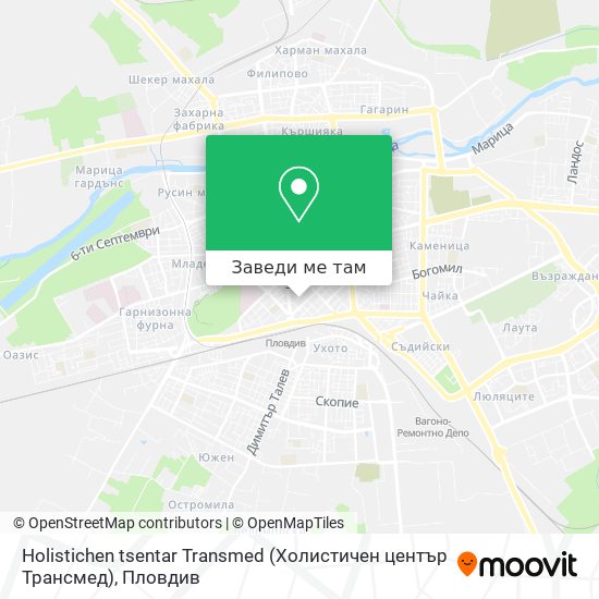 Holistichen tsentar Transmed (Холистичен център Трансмед) карта