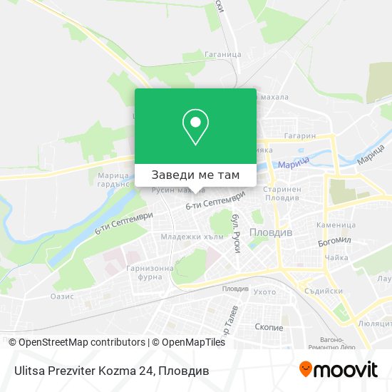Ulitsa Prezviter Kozma 24 карта