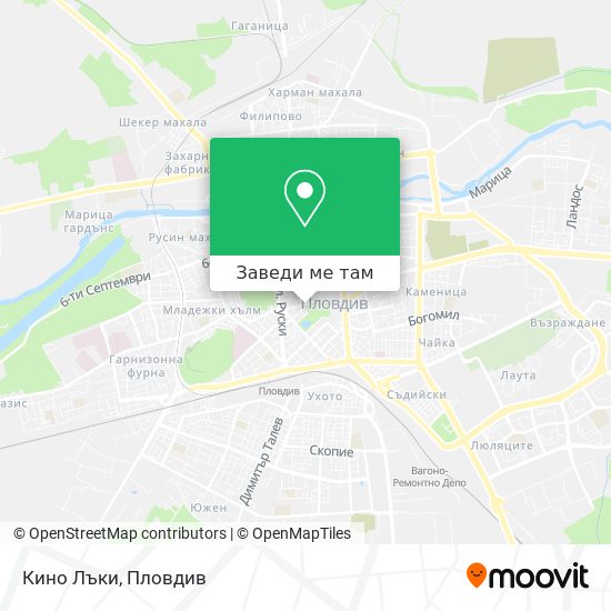Кино Лъки карта