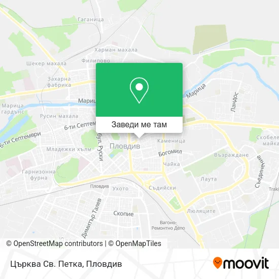 Църква Св. Петка карта