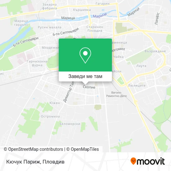 Кючук Париж карта