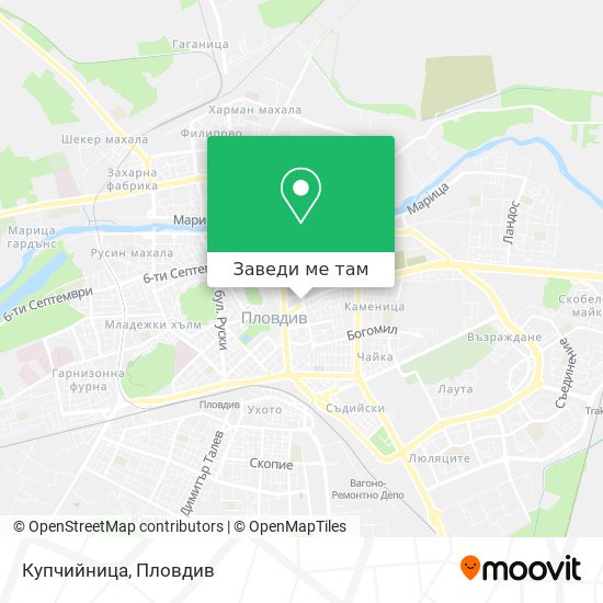 Купчийница карта