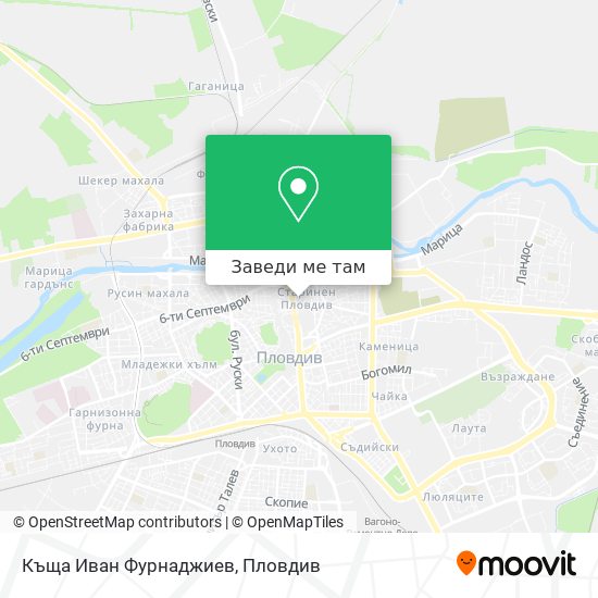 Къща Иван Фурнаджиев карта