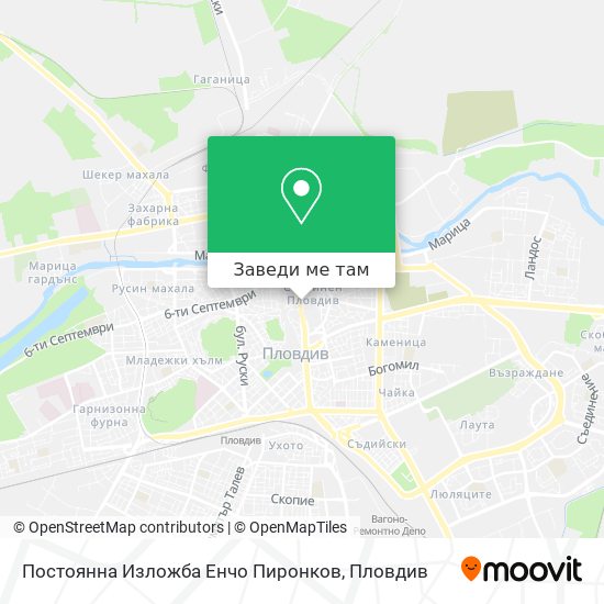Постоянна Изложба Енчо Пиронков карта