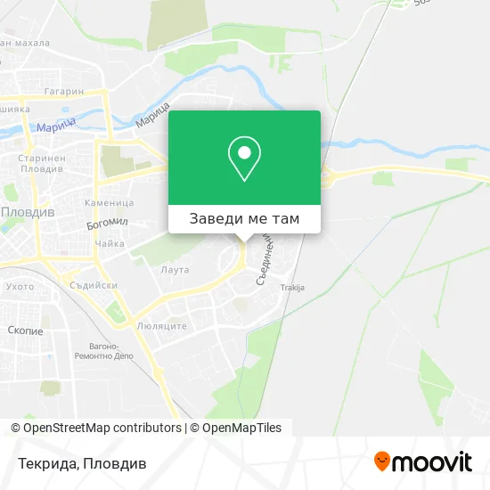 Текрида карта