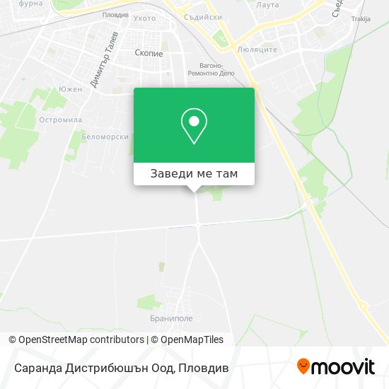 Саранда Дистрибюшън Оод карта