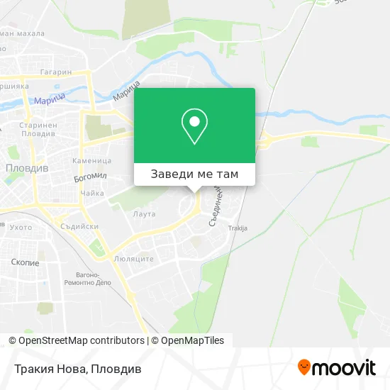 Тракия Нова карта