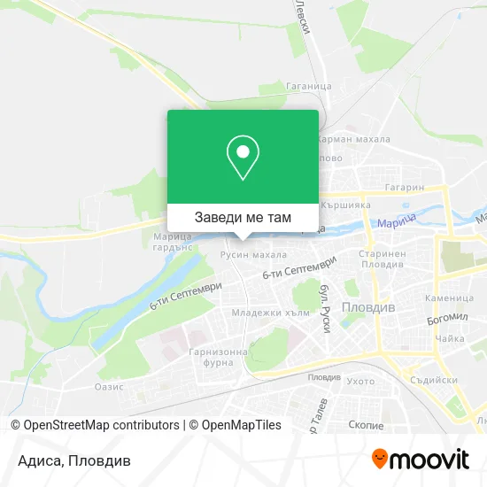 Адиса карта