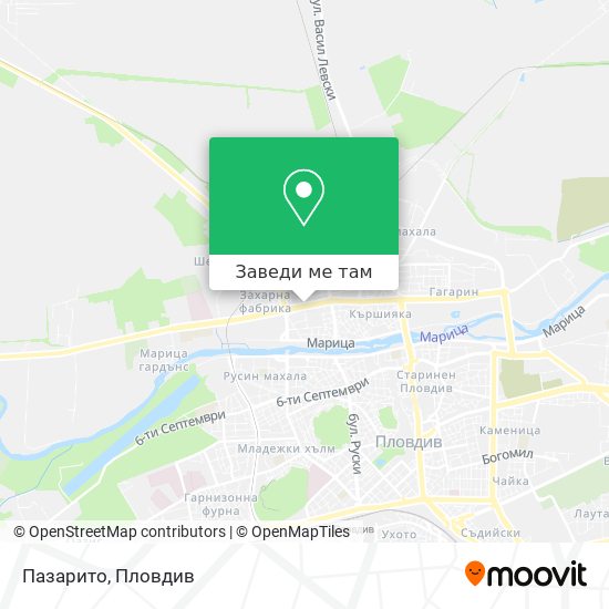 Пазарито карта