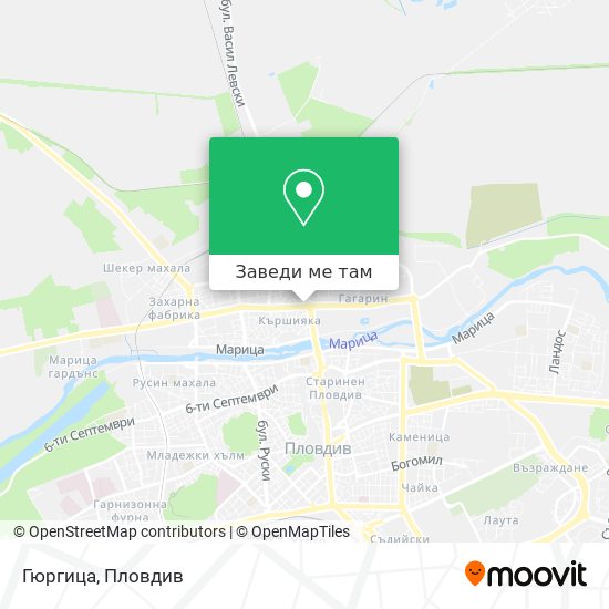 Гюргица карта